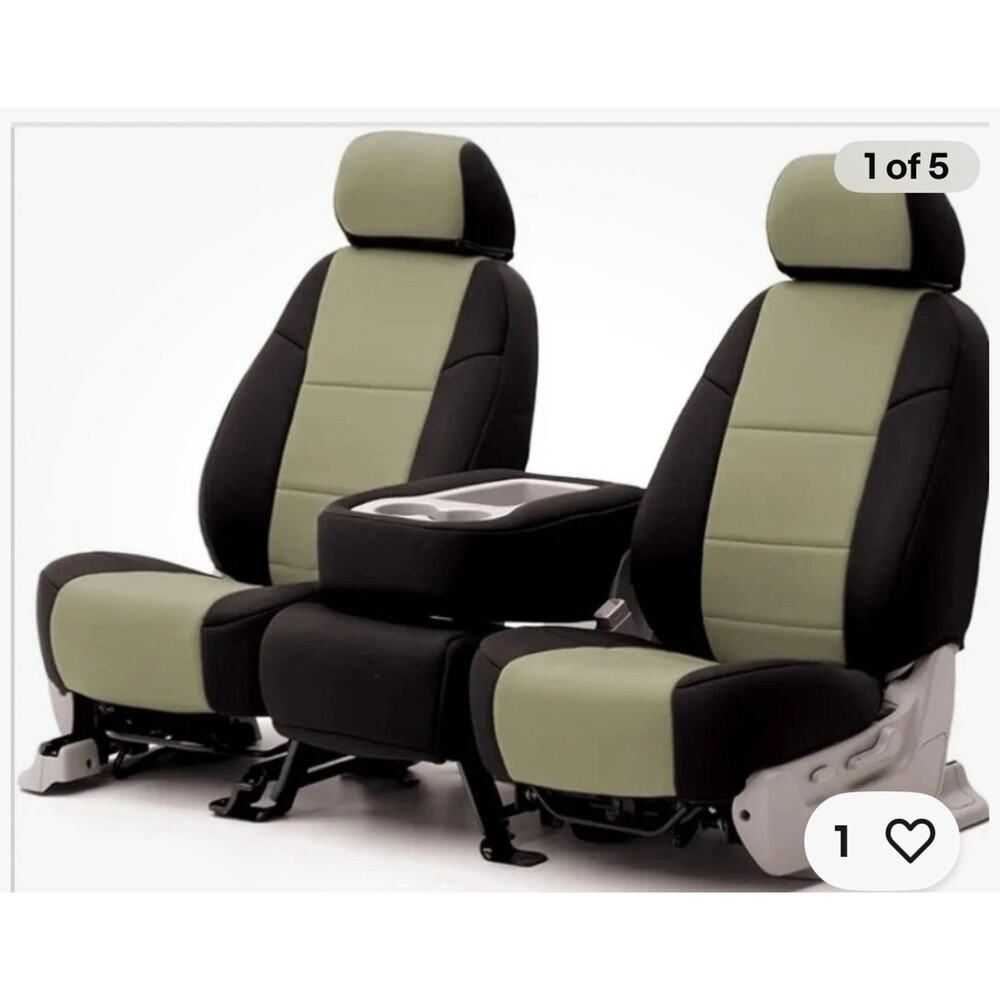 Cover King Tan And Black Seat Covers For 2013 - 2020 Ford Fusion